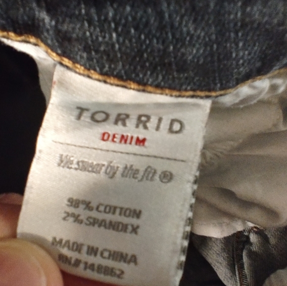 Torrid First at Fit Blue Skinny Jeans 18 - Picture 8 of 15